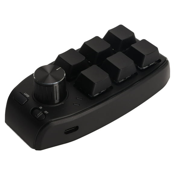 PC Keypadwith Knob6 Key Mini Keypad DIY Programmable Keyboard Mechanical Keyboard Luxury Finish