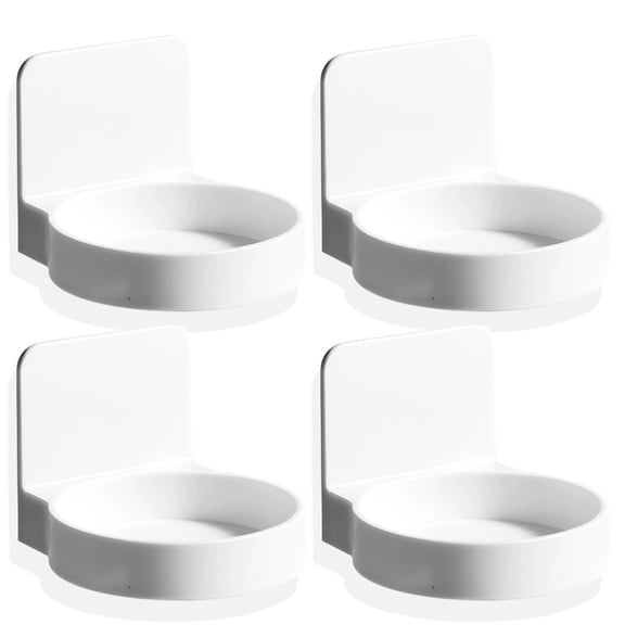 4 Piece Easy Install Wall Shelf Bottle Rack For Bathroom Use