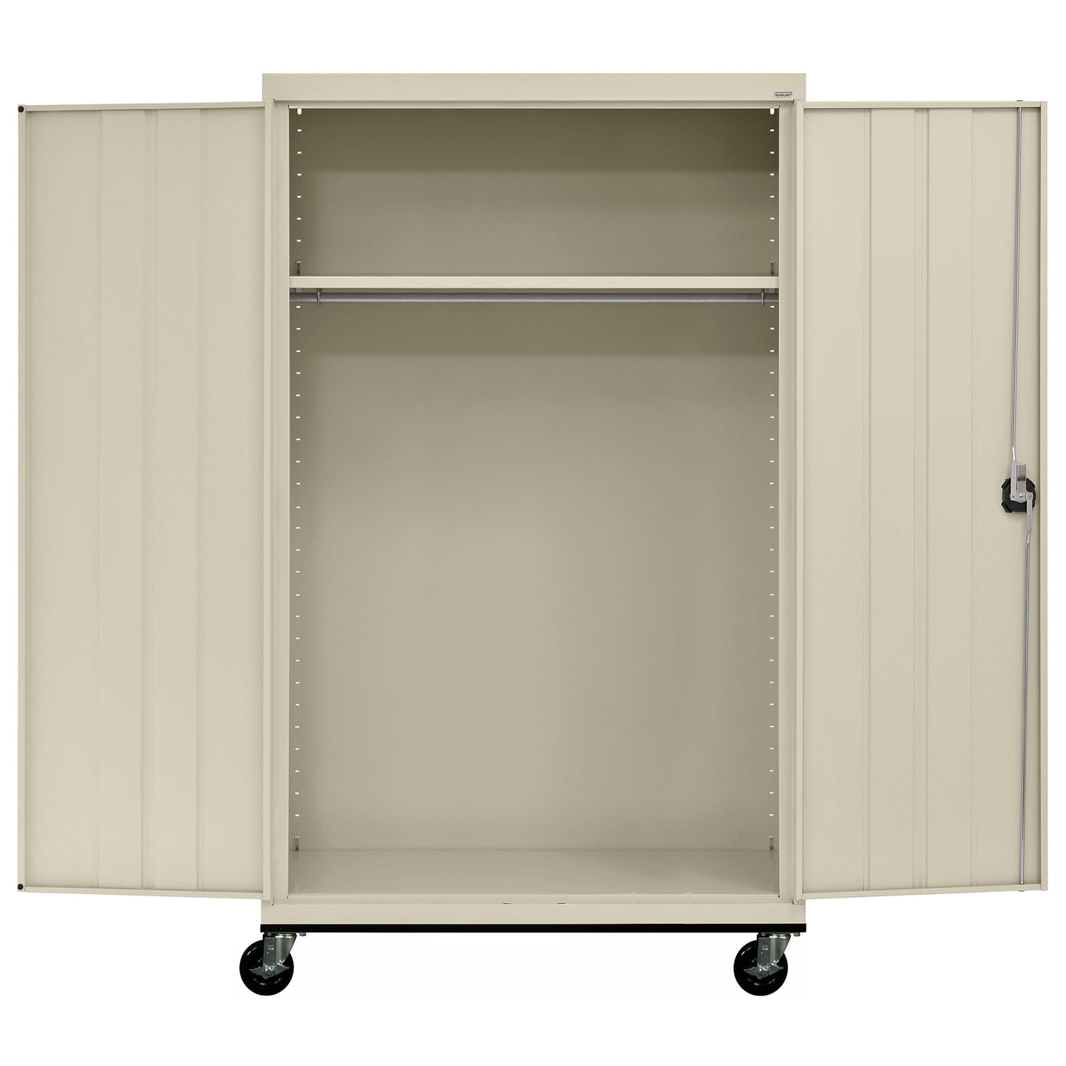 Sandusky Lee 46"W x 24"D x 78"H Steel Transport Mobile Wardrobe