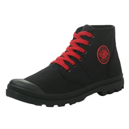 

Hueook Mens Shoes Couple Canvas High Shoes Breathable Wild Casual Shoes Non-Slip Hiking Shoes Shoe