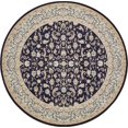 thumbnail image 2 of Rugs.com Rabia Collection Rug – 10' Round Navy Blue Low Rug Perfect For Kitchens, Dining Rooms, 2 of 8