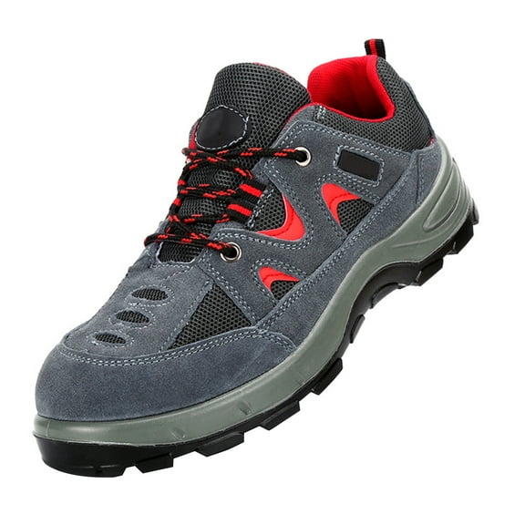 Safety Trainers Mens Steel Cap Trainers Work Safety Shoes Womens Lightweight Breathable Industrial Sneakers Non Slip Work Shoes