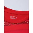thumbnail image 4 of ranrann Kids Boys Soccer Sport Outfits Stylish Print Short Sleeve Round Neck T-shirt and Drawstring Red Type B XXS, 4 of 5