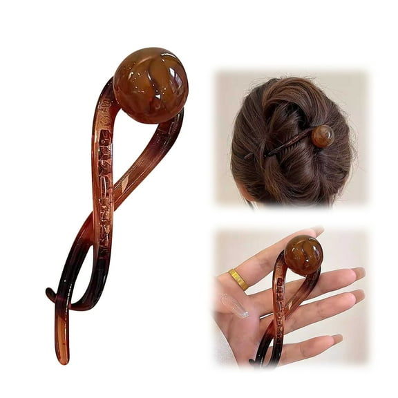 Elegant Pearl Banana Clip French Hair Accessory Non Ponytail Buckle for Women Stylish Barrettes for Girls and Women