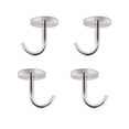 thumbnail image 1 of Stainless Steel Screws Mount Ceiling Hooks, coat Hanger (2 INCH , 4 PACK), 1 of 2