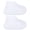 White, variant on CTIRCHIU 2Pcs Silicone Shoes Cover Anti-Slip Overshoe Rain-Proof Shoe Protector Shoes Accessories Size S White