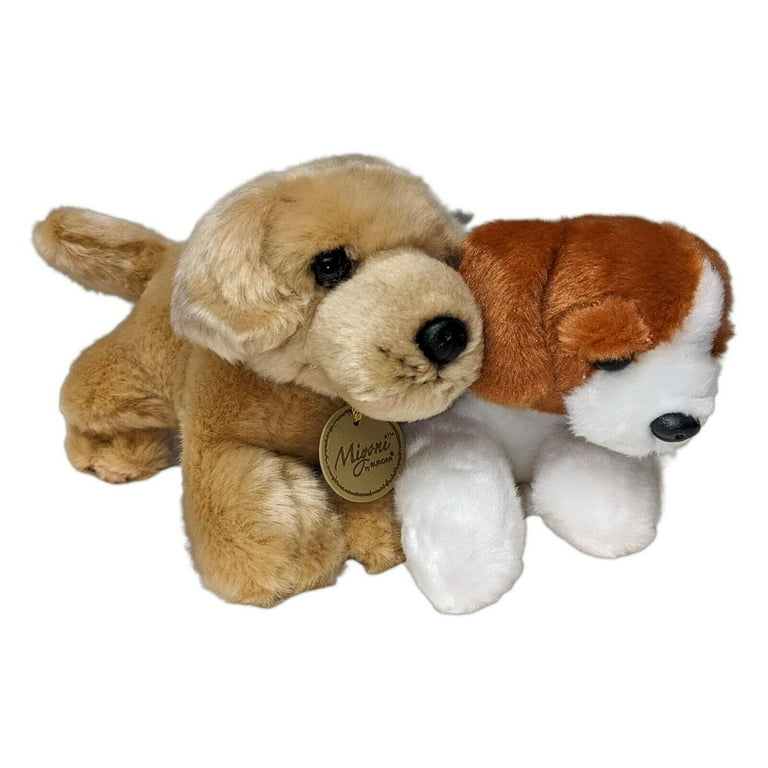 Aurora Realistic Beagle Yellow Lab Mini Flopsie 8