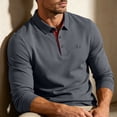 thumbnail image 7 of Running Shirts Dqueduo Summer Men's Short-sleeved T-shirt Refreshing Breathable Loose-fitting Middle-aged Business Casual Color Top Shirt for Men Gray XXXL, 7 of 7