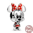 thumbnail image 1 of Original 925 Sterling Silver Dog cat Girl princess Series beads fit pandora 925 Original Bracelet disney beads for women jewelry Gao Jinjia LED, 1 of 2