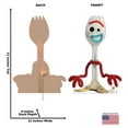 thumbnail image 2 of Advanced Graphics Forky Cardboard Stand-Up, 32in, Lifesize, Single-Sided, High Quality Print, 2 of 4