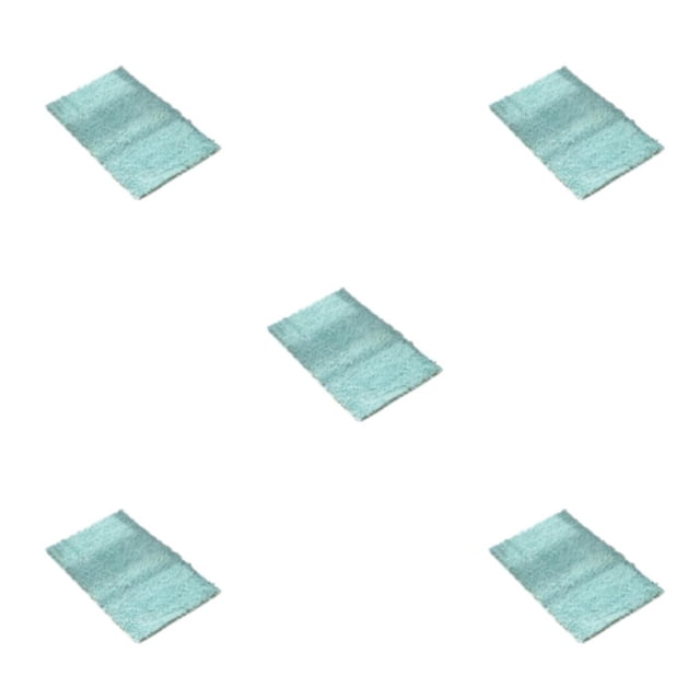 Inteprter Alfombrilla absorbente de agua para suelo, exquisita caja fuerte antideslizante hecha a mano, sin hilo suelto, para baño, azul cielo, Type2 NO2