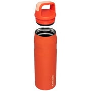 Stanley Iceflow Cap Carry Water Bottle Wide Mouth Twist Lid - Tigerlily