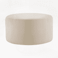 thumbnail image 5 of Modern Round Ottoman for Living Rooms | Extra Seating & Footrest, 5 of 6