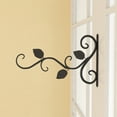 thumbnail image 6 of Travelwant 1/2Pcs Plant Hangers Outdoor Plant Hooks for Wall/Fence Hanging Planters Outside Flower Pot Hanging Basket Brackets Cast Iron Plant Hanger for Lantern/Bird Feeder, 6 of 6