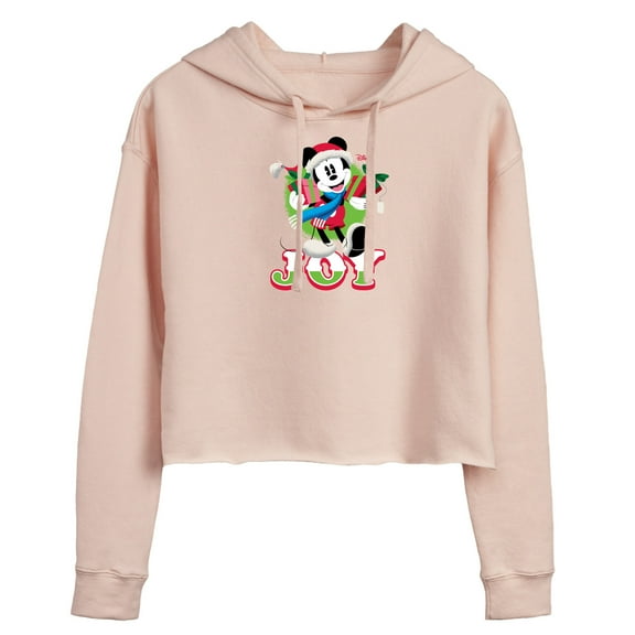 Disney - Joy - Juniors Cropped Pullover Hoodie