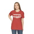 thumbnail image 5 of Funny Valentine's Tee | Wanna Snuggle?, 5 of 10