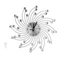 thumbnail image 1 of Oubit Metal Digital Clock,Wall Clock Iron Art Home Decorationsfor Wall Round Design Clock Built for the Future, 1 of 9