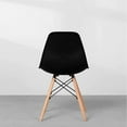 thumbnail image 3 of Heavenly Collection Eiffel Black Wood Chair, 3 of 9