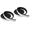 thumbnail image 1 of Sellos para puertas, 2 rollos de cinta de sellado de espuma de 3/8" W x 3/16" T, tira de aislamiento negra (6.56 pies de longitud) 1" W x 3/8" T 2, 1 of 5