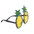 thumbnail image 4 of KYAIGUO Summer Tropical Pineapple Sunglasses Novelty Sunglasses Fruit Shape Glasses Funny Hawaiian Luau Party Eyeglasses Summer Beach Party 3PCS, 4 of 5