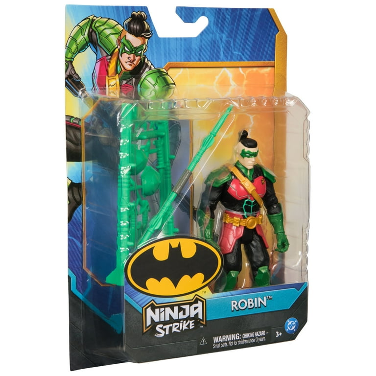 DC Comics, Batman Ninja Strike 6-inch Robin Action Figure, for