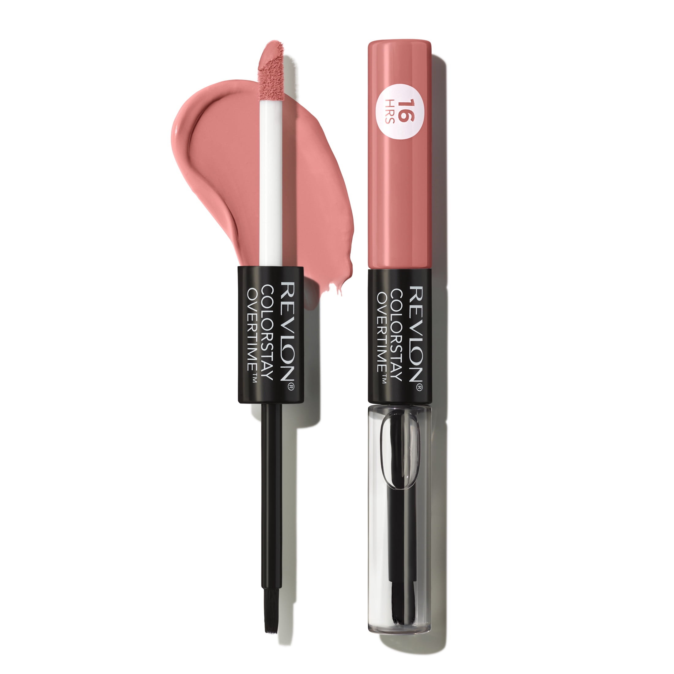 (3 pack) Revlon ColorStay Overtime Longwearing Gloss Lipstick with Vitamin E, 510 Boundless Nude, 0.07 fl oz
