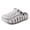 Grey, variant on Baconix Cloud Walk Clogs Lightweight EVA Slip On Beach Sandals | Breathable, Quick Drying, Non-Slip, Soft Hollow Out, Platform Design