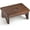 Rich Walnut, variant on Wooden Step Stool, 9'' One Step Stool for Adults, Wooden Beside Step with 550 Lbs Load Capacity, Heavy Duty/Portable/Nonslip/Durable Construction Safe Step for Bedroom/Kitchen