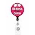 thumbnail image 4 of Bobine de Badge Rétractable - Infirmière OB à Votre Cervicale Rose - Porte-Badge, 4 of 4