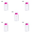 thumbnail image 3 of heritaly Push Down Empty Pump Dispenser Nail Polish Remover Refillable Storage Container Cosmetic Removal Plastic Press Bottle Rose red 150ml 5Set, 3 of 6