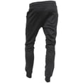 thumbnail image 3 of Ma Croix Mens Slim Fit Jogger Pants with Multi Designs Hip Hop Stripe Color Block Zipper Accent Pockets, 3 of 4