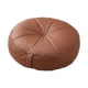 thumbnail image 1 of Almohada redonda almohada de colchón de piso de lanzamiento suave accesorios de asiento premium cojín de meditación para silla sofá balcón de balcón Marrón, 1 of 8