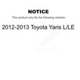thumbnail image 2 of CMX Front Rear Disc Brake Rotors and Ceramic Pads Kit for Car 2012-2013 Toyota Yaris L LE K8C-101218, 2 of 11