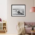 thumbnail image 3 of Historic Framed Print, [Family group on sailboat, Long Island: the capsize"]", 17-7/8" x 21-7/8", 3 of 9
