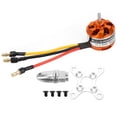 thumbnail image 1 of D2822 Brushless Motor with Adapter, Replacement RC Motor for RC Fixed Wing Airplane (2600kV), 1 of 4