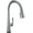 Lumicoat Arctic Stainless, variant on Delta 9182T-Dst Emmeline 1.8 GPM Pull-Down Kitchen Faucet - Black