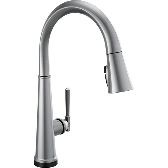 Delta 9182T-Dst Emmeline 1.8 GPM Pull-Down Kitchen Faucet - Lumicoat Arctic Stainless