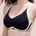 thumbnail image 4 of WRKEKC Wireless Bras for Women, Women Seamless Contrast Sponge Underwear Soft Support Comfortable Breathable Fixed Cup Bra, 4 of 4