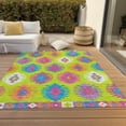thumbnail image 6 of Addison Rugs Chantille Indoor/Outdoor Transitional Southwest Lime Washable Rectangle Rug, 3' x 5', 6 of 6