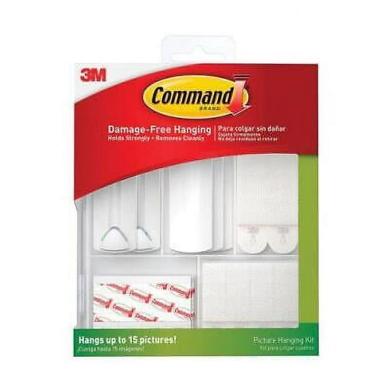 3m Command White Assorted Picture Hanging Kit 5 lb 38 pk 3m Command White Assorted Picture Hanging Kit 5 lb 38 pk