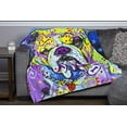 thumbnail image 3 of Dawhud Direct Super Soft Plush Fleece Throw Blanket by Dean Russo (Therapy Dog, 3 of 3