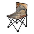 thumbnail image 2 of BZSMCE Camping Chairs Modern Folding chair In Leopard Light Pattern, 2 of 8
