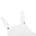 thumbnail image 5 of YMNXA Children Kids Girls Summer Romper Sleeveless Suspenders Solid Color Comfortable Fashion Jumpsuit With Pocket For Everyday Wear,White,9-10 Years, 5 of 6