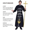 thumbnail image 5 of Disfraz Leg Avenue Túnica de Sacerdote con Capa Negra XL, 5 of 5