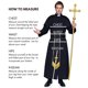 thumbnail image 5 of Disfraz Leg Avenue Sacerdote 2 Pzas Túnica Cinturón Negro M/L, 5 of 5