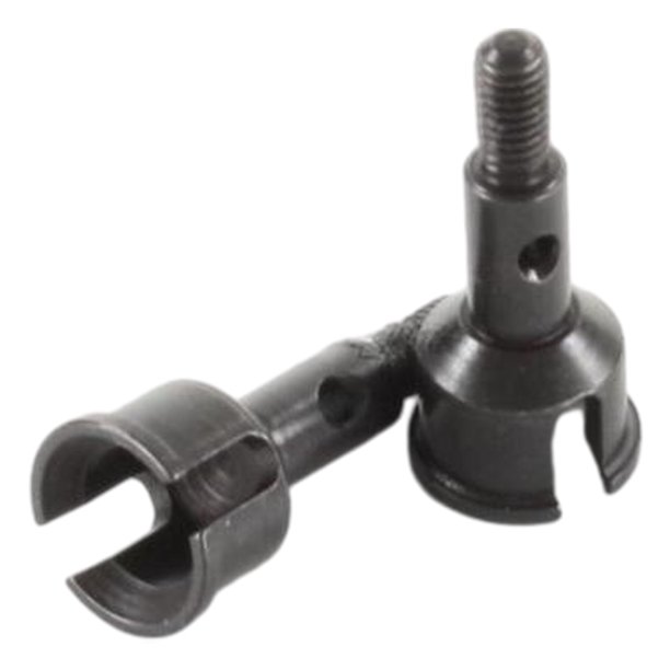 Eje de rueda reforzado de aleación de aluminio Vogacara 2 uds para 1/18 Rc Wltoys A959 A979 A969 959B 969B 979B Plata