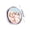 Purple, variant on Weloille Electronic Badge, Luminous Customizable LED Glowing Badge, Rechargeable Light Up Wearable Identification Tag, for Event Party Company Staff Activity Exhibition Use