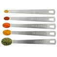 thumbnail image 4 of 5pcs Small Measuring Spoons Stainless Steel Seasoning Stainless Steel Dry and Liquid Ingredients Kitchen Mearure Tools, 4 of 9