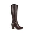 thumbnail image 2 of Naturalizer Women's Kalina Knee High Boots Wine Narrow Calf 7.5M, 2 of 5
