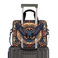 thumbnail image 2 of FORMRS 16" Laptop Bag Carrying Sleeve Case with Handle Travel Shoulder Briefcase, Blue Geometric Eagle, 2 of 8